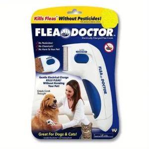 1pcs Cat & Dog Electric Flea Comb, Removes Loose Hair, Fleas,And Eggs Suitable For Cats, Dogs