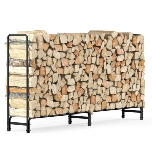 Outdoor Fire Wood Log Rack Heavy Duty